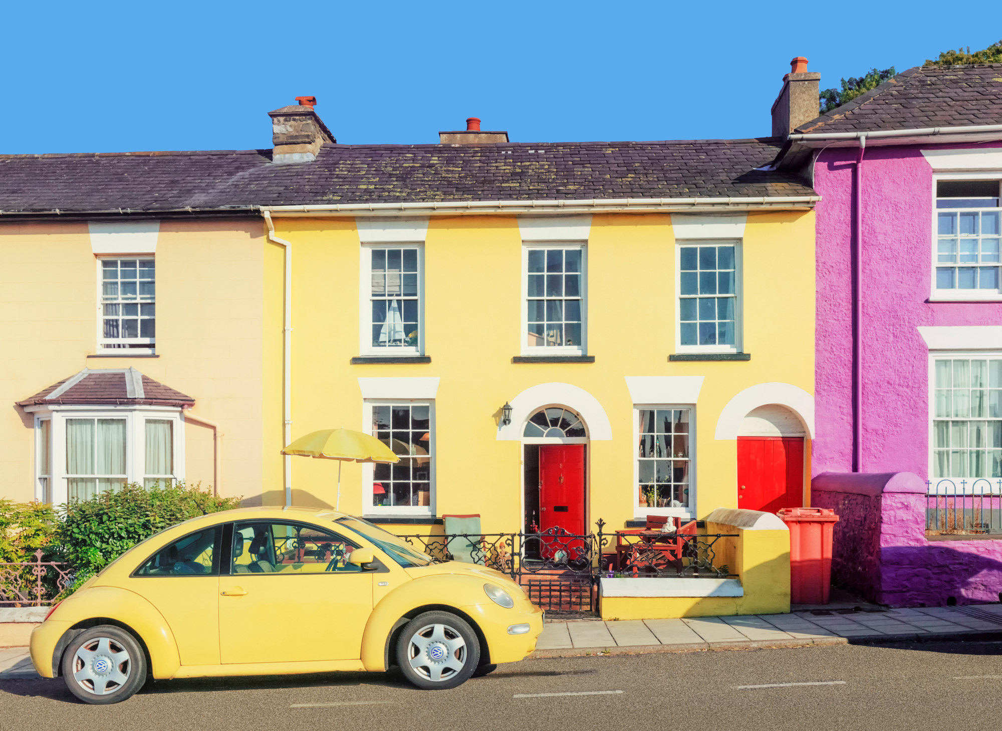 Aberaeron colourful houses