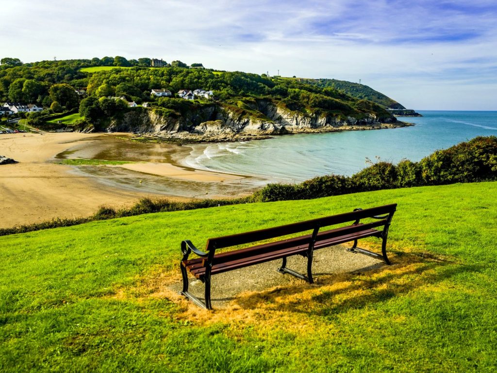 Aberporth Cardigan Bay west Wales