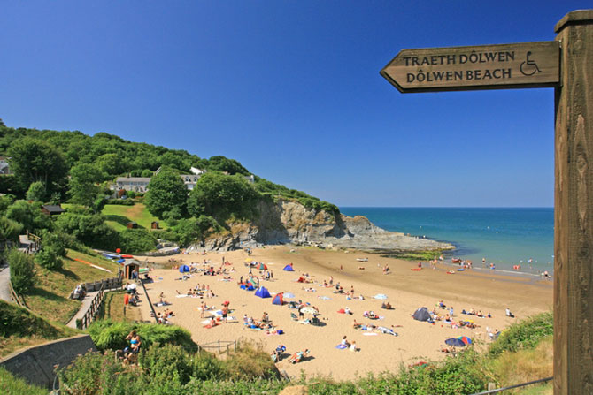 Aberporth Cardigan Bay West Wales - Image by Janet Baxter