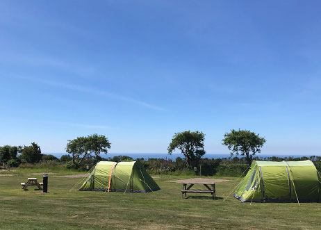 Camping by the Sea