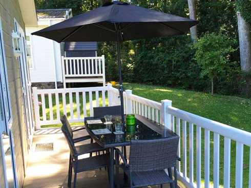 Outdoor Dining at Foxy Lodge New Quay