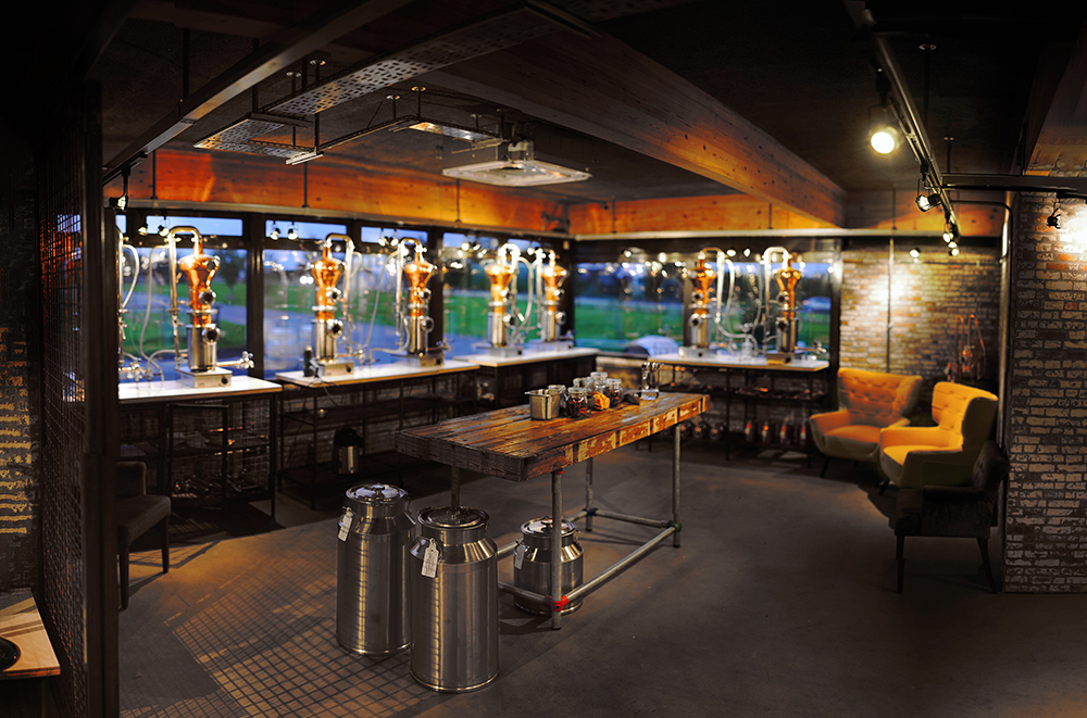 Visit the Gin Lab at In the Welsh Wind Distillery