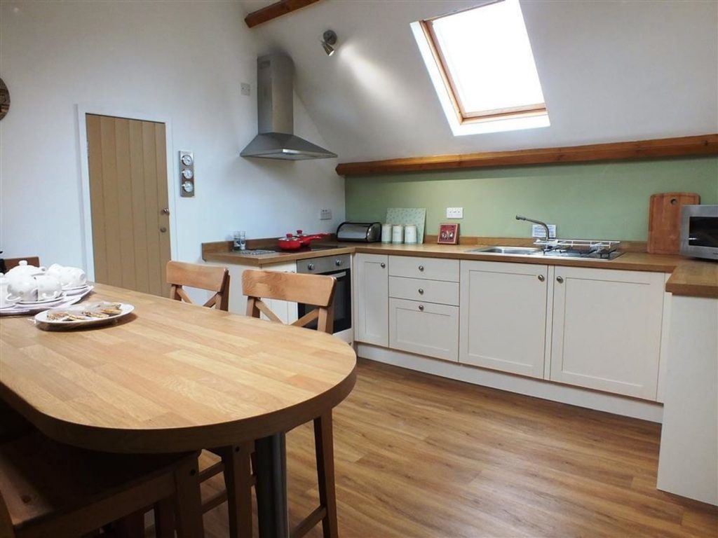 Kitchen and dining area