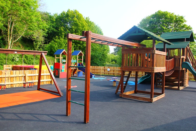 Poppit Sands Caravan Park adventure playground