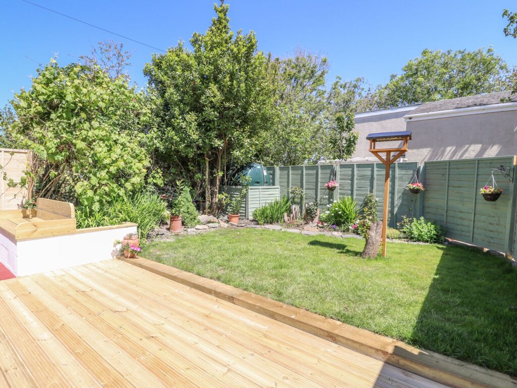 Patio and enclosed garden