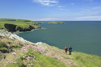 Walking Ceredigion Coastal Footpath Wales