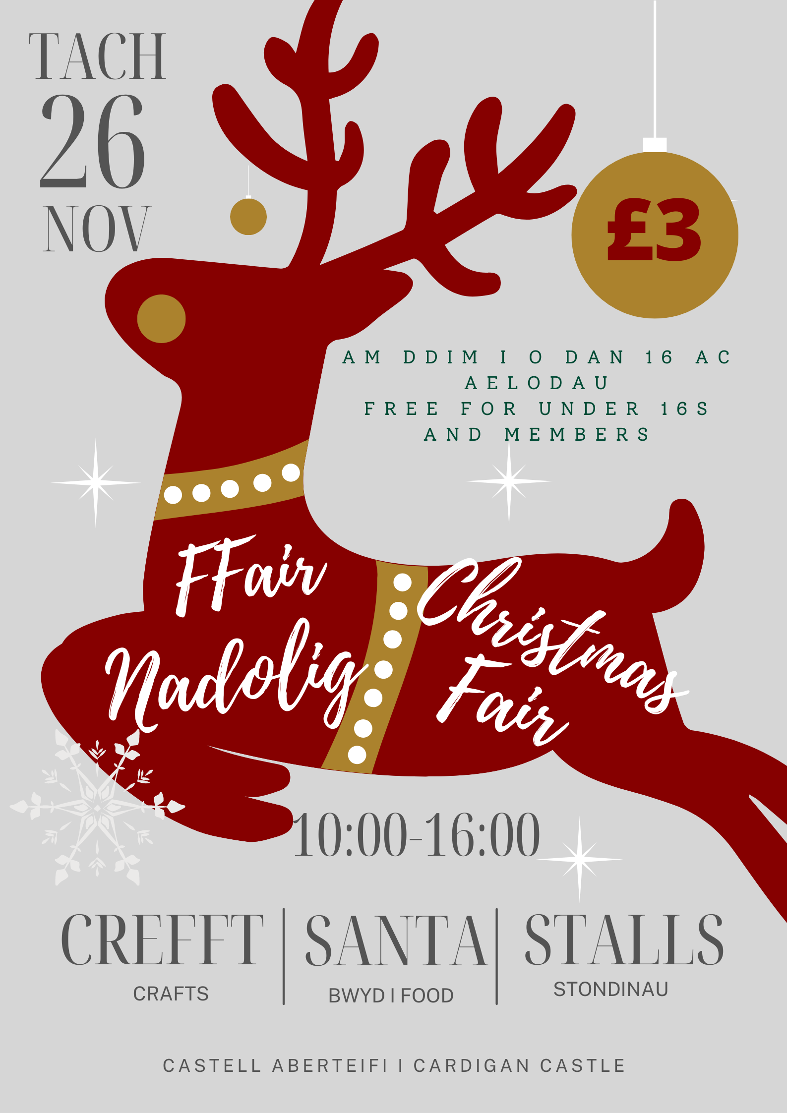 Christmas Fair at Cardigan Castle