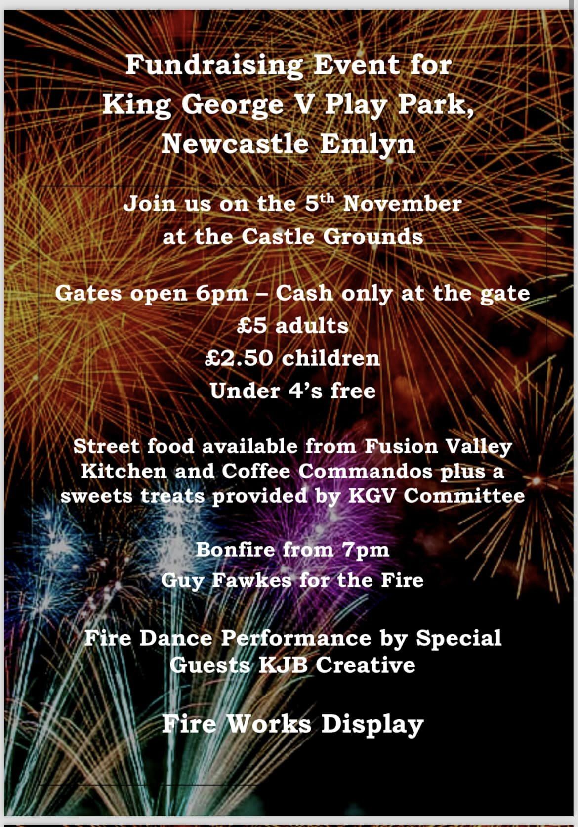 Newcastle Emlyn Bonfire Night