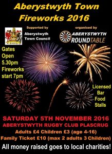 Aberystwyth fireworks