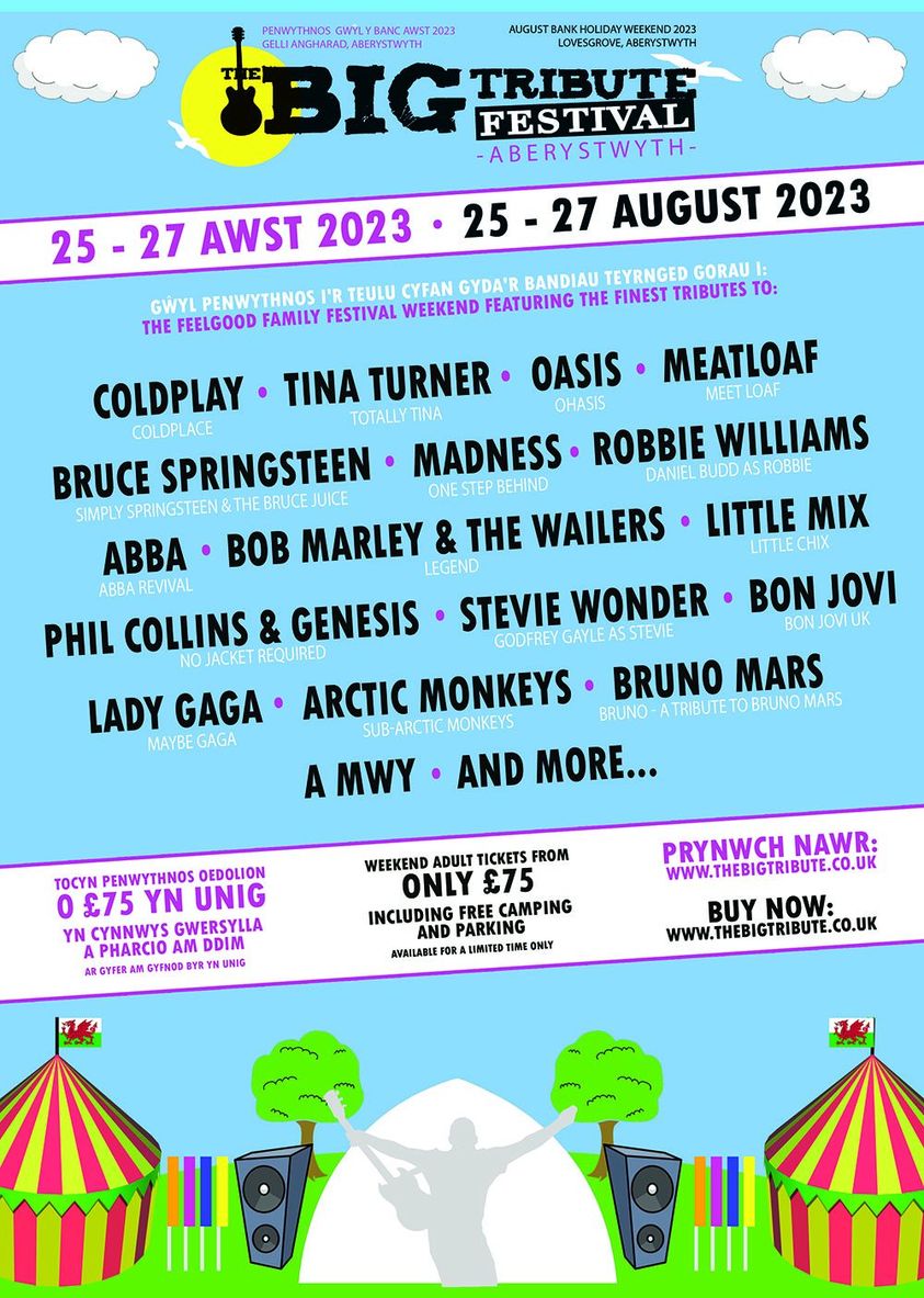 Big Tribute Festival Poster 2023
