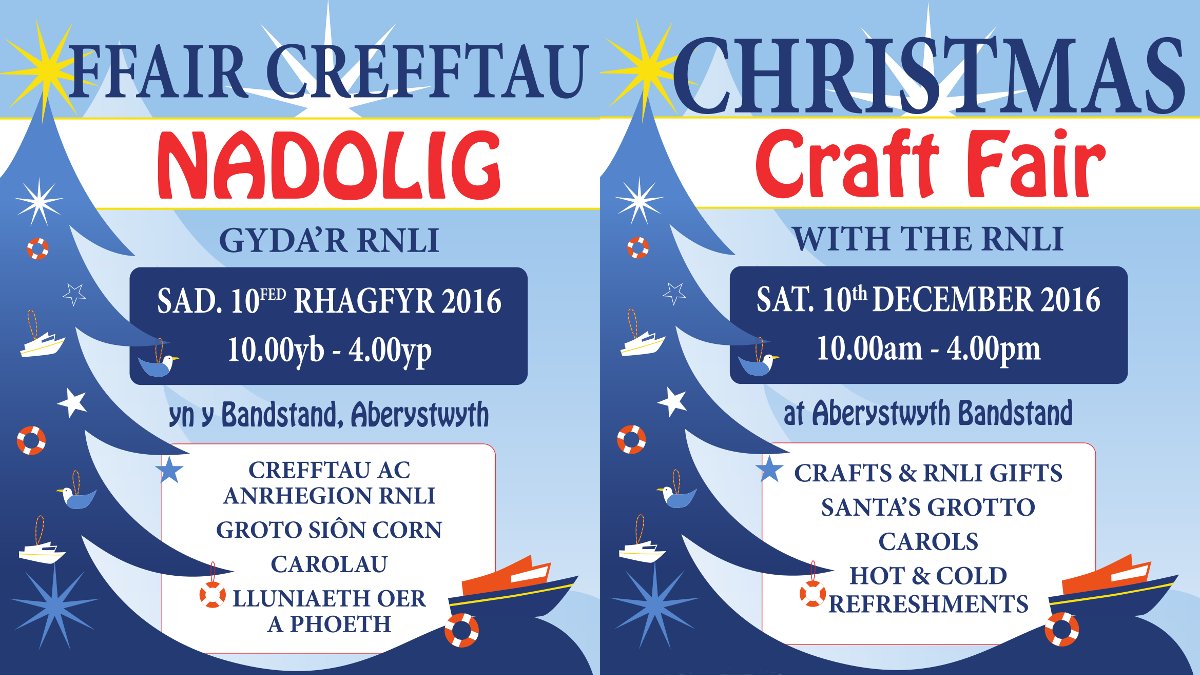 Aberystwyth Lifeboats Christmas Craft Fair – Whats On Cardigan Bay