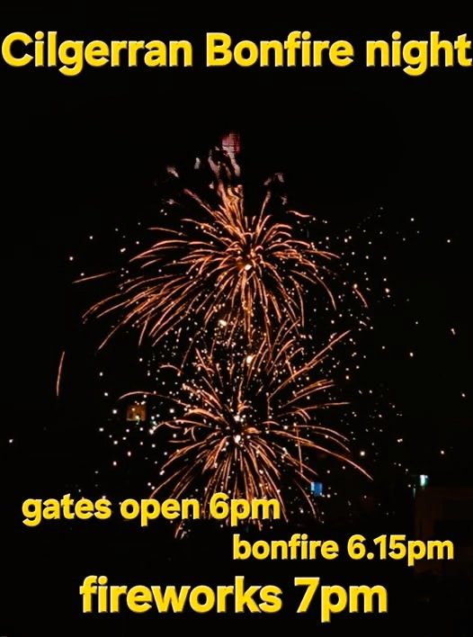 Cilgerran Bondire Night Friday 7th November 2025
