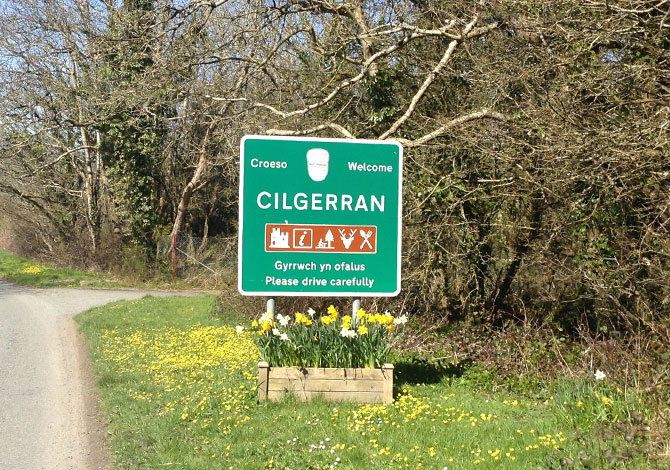 Cilgerran village