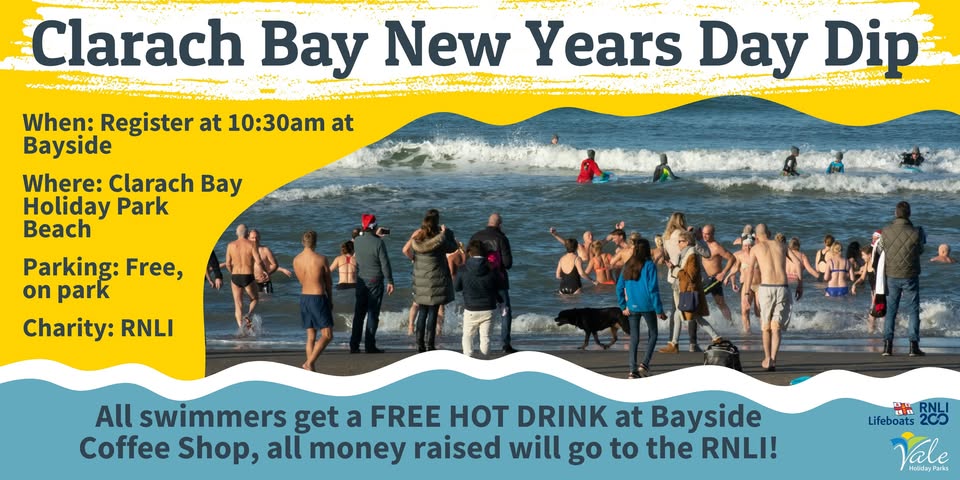 New Years Day Charity Sea Dip – Whats On Cardigan Bay