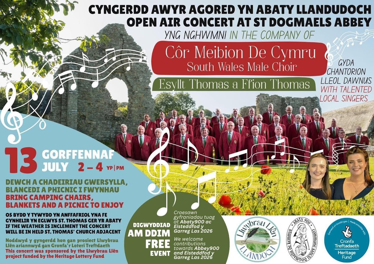 South Wales Male Choir at St.Dogmaels Abbey