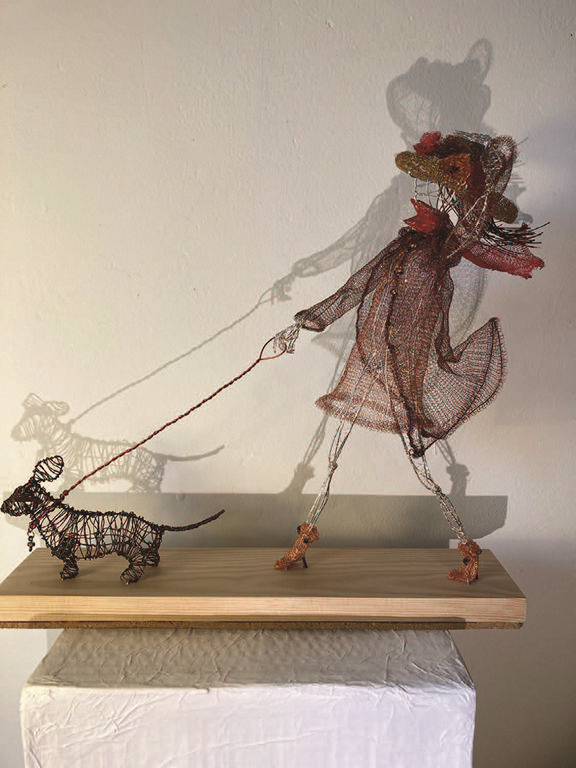 Susan Bain - Into the wind -Art at Waunifor